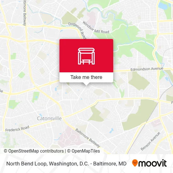North Bend Loop map