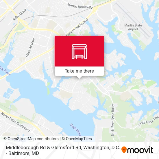 Middleborough Rd & Glemsford Rd map