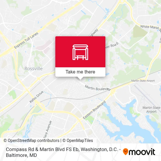 Compass Rd & Martin Blvd FS Eb map