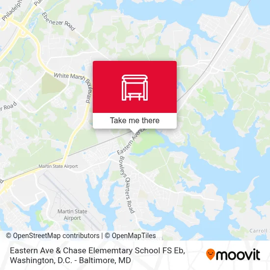 Eastern Ave & Chase Elememtary School FS Eb map