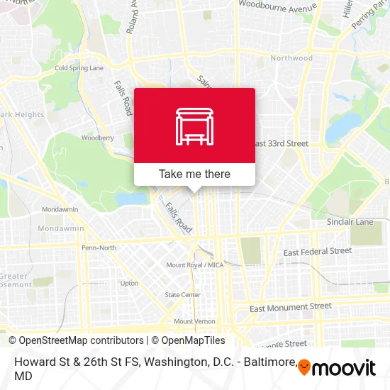 Howard St & 26th St FS map