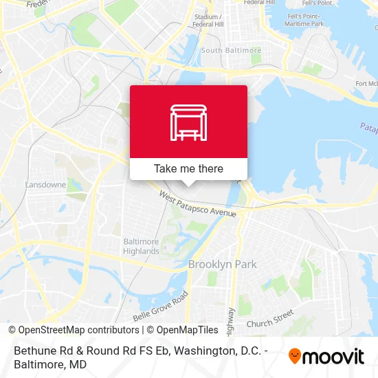 Bethune Rd & Round Rd FS Eb map