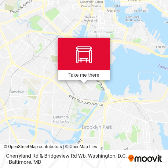 Cherryland Rd & Bridgeview Rd Wb map