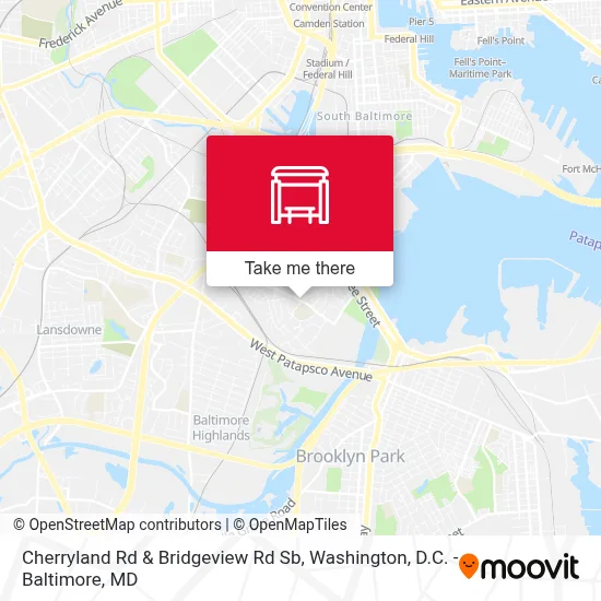 Cherryland Rd & Bridgeview Rd Sb map