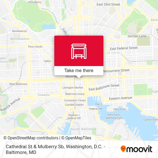 Cathedral St & Mulberry Sb map