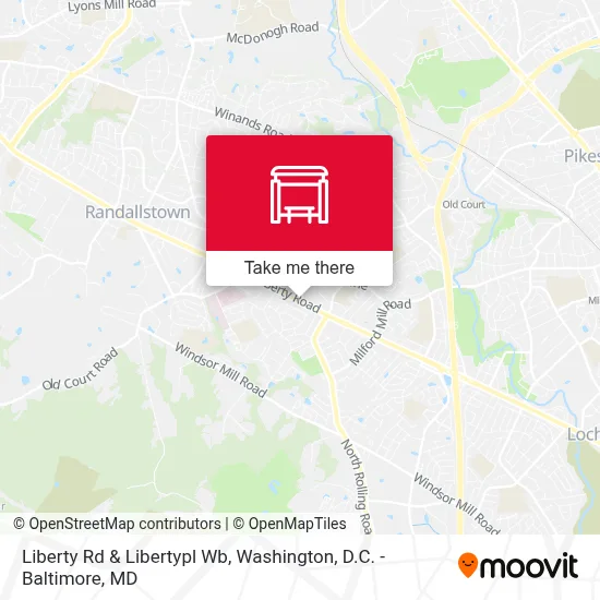 Liberty Rd & Libertypl Wb map