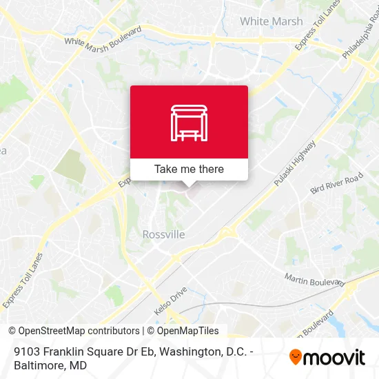 9103 Franklin Square Dr Eb map