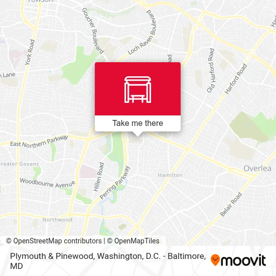 Plymouth & Pinewood map
