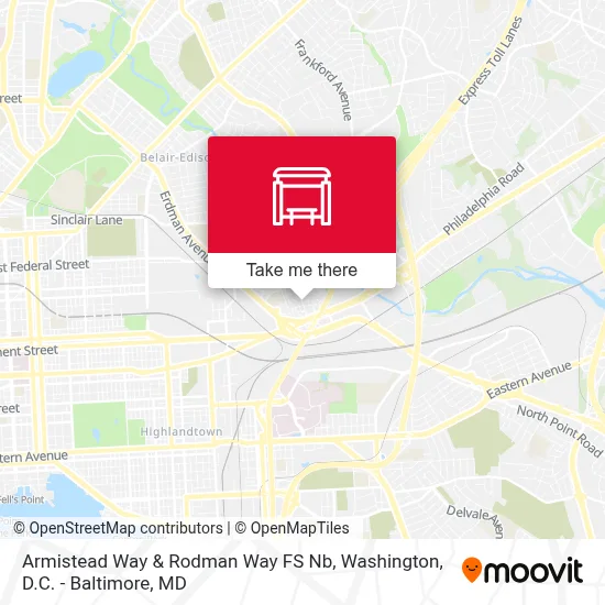 Armistead Way & Rodman Way FS Nb map