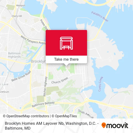 Brooklyn Homes AM Layover Nb map