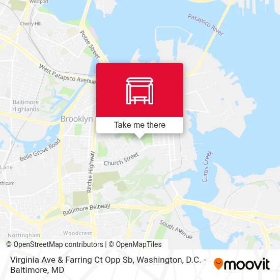 Virginia Ave & Farring Ct Opp Sb map