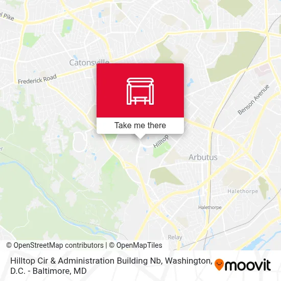 Hilltop Cir & Administration Building Nb map