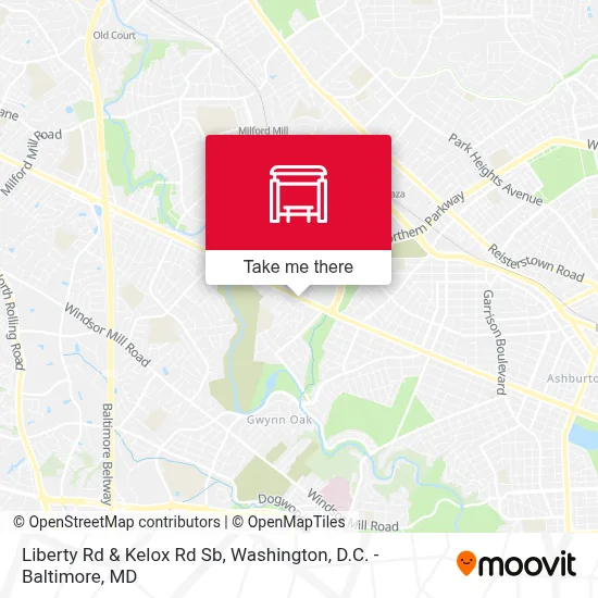 Liberty Rd & Kelox Rd Sb map