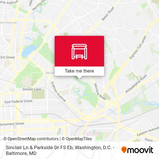 Sinclair Ln & Parkside Dr FS Eb map