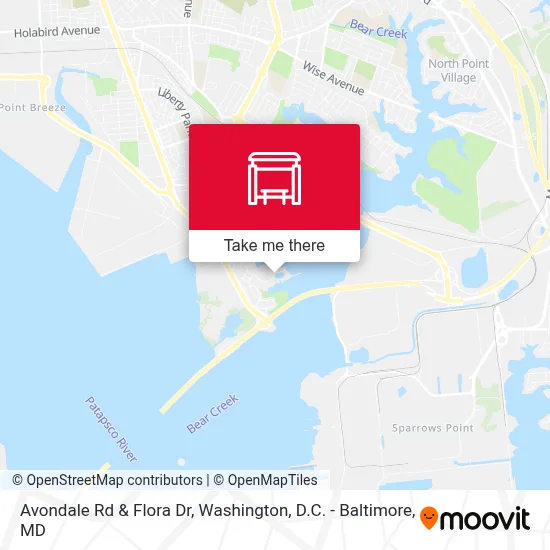 Avondale Rd & Flora Dr map