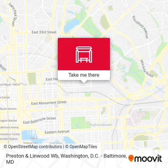 Preston & Linwood Wb map