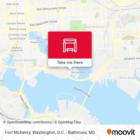 Fort Mchenry map