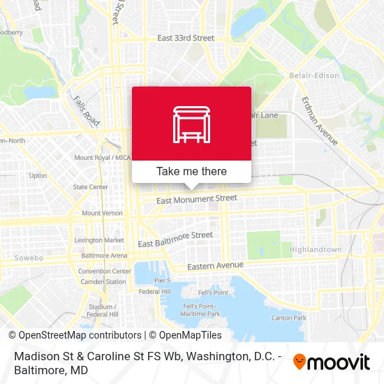Madison St & Caroline St FS Wb map