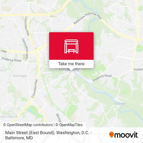 Main Street  (East Bound) map