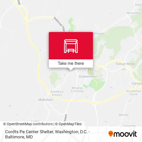 Mapa de Cordts Pe Center Shelter