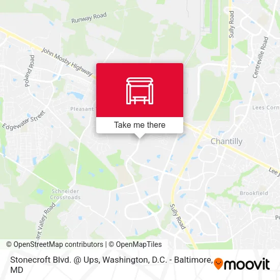Stonecroft Blvd. @ Ups map