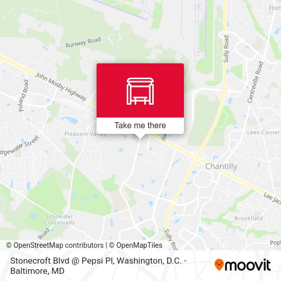 Stonecroft Blvd @ Pepsi Pl map