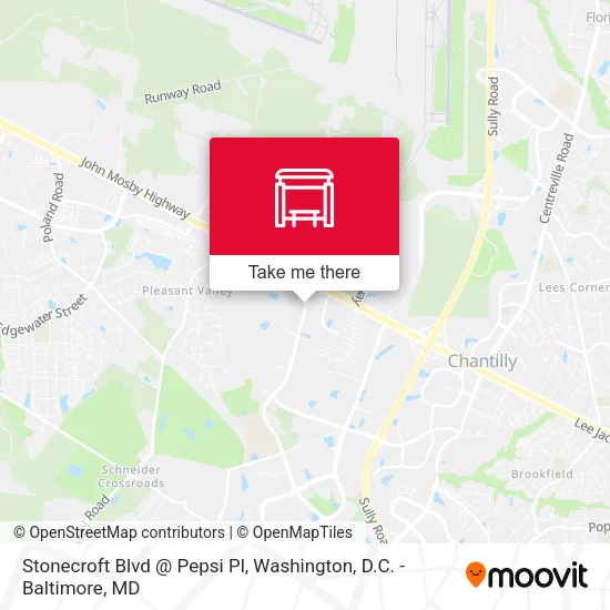 Stonecroft Blvd @ Pepsi Pl map