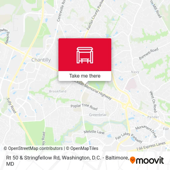 Mapa de Rt 50 & Stringfellow Rd