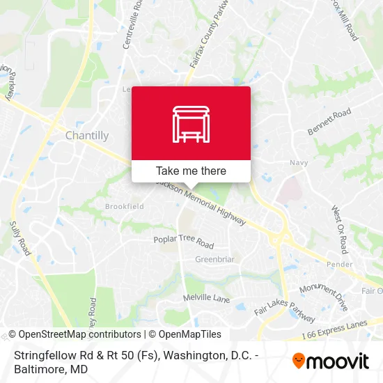 Mapa de Stringfellow Rd & Rt 50 (Fs)