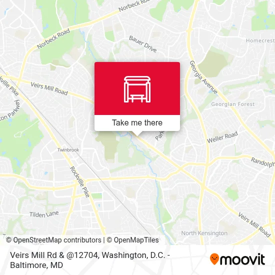 Veirs Mill Rd & @12704 map