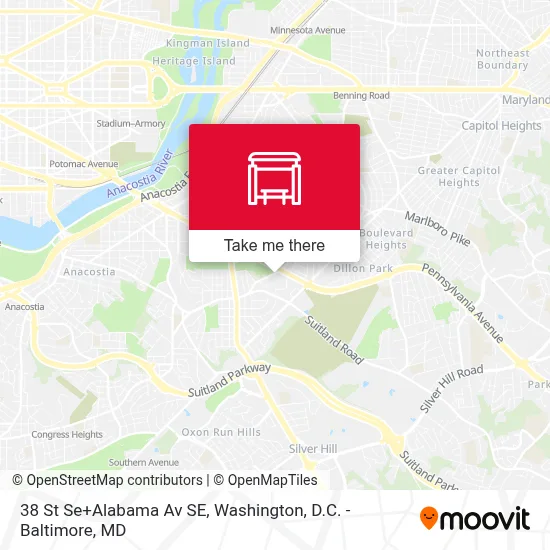 38 St Se+Alabama Av SE map