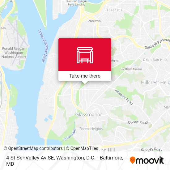 4 St Se+Valley Av SE map