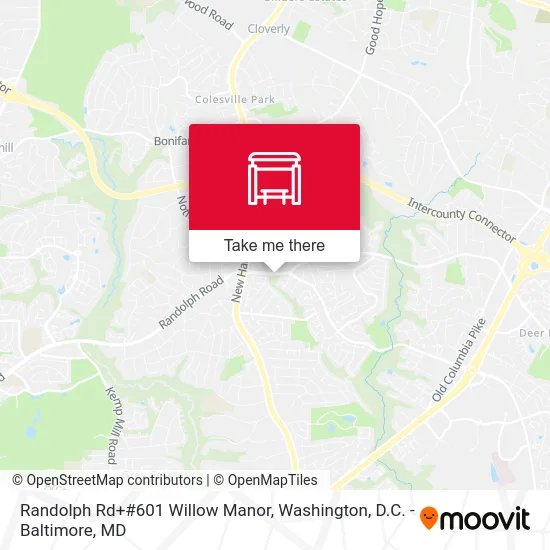 Randolph Rd+#601 Willow Manor map
