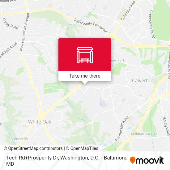 Tech Rd+Prosperity Dr map