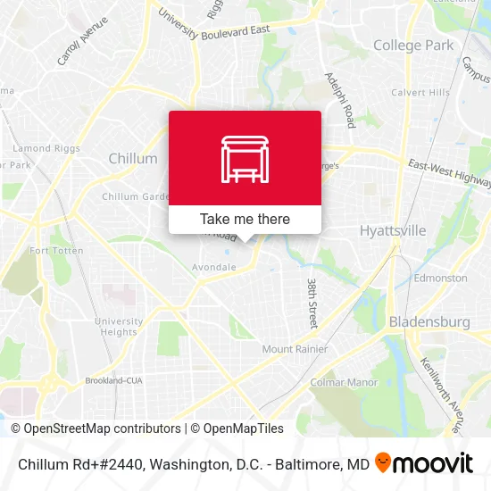 Chillum Rd+#2440 map