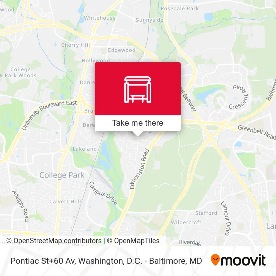 Pontiac St+60 Av map