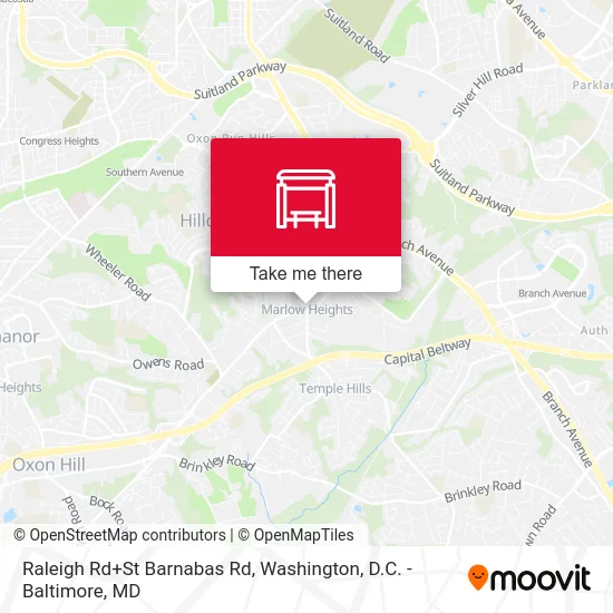 Raleigh Rd+St Barnabas Rd map