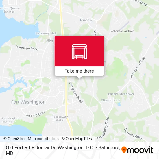 Old Fort Rd + Jomar Dr map