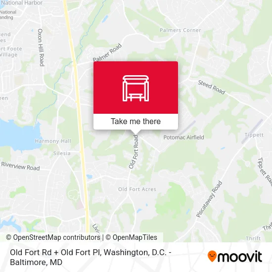 Old Fort Rd + Old Fort Pl map