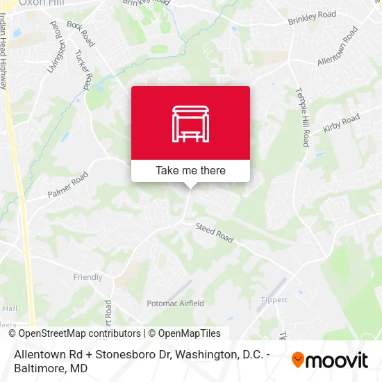 Allentown Rd + Stonesboro Dr map