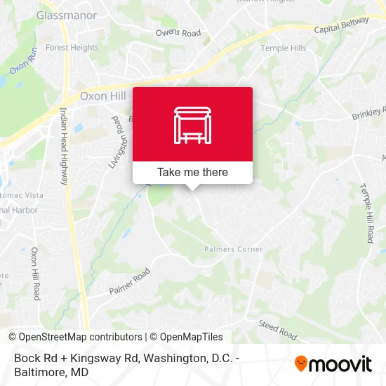 Bock Rd + Kingsway Rd map