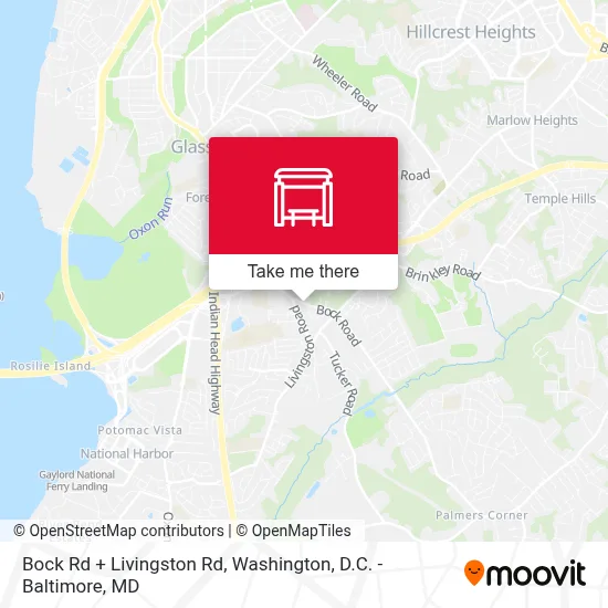 Bock Rd + Livingston Rd map