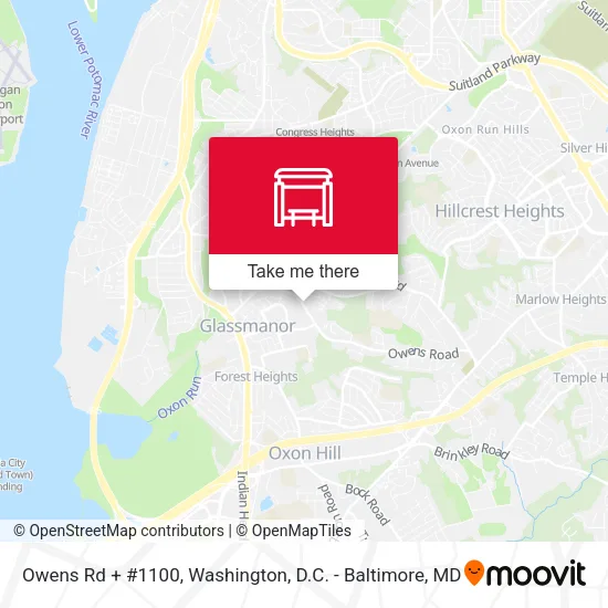 Owens Rd + #1100 map