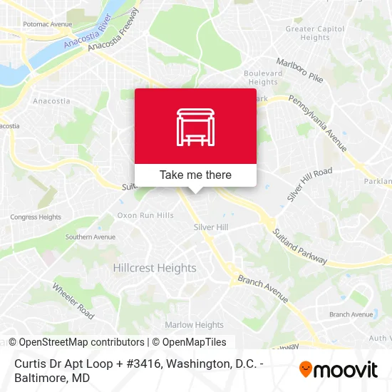 Curtis Dr Apt Loop + #3416 map