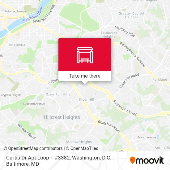 Curtis Dr Apt Loop + #3382 map