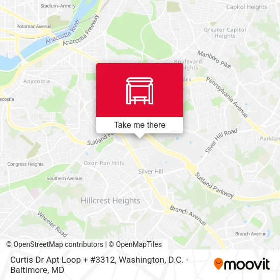 Curtis Dr Apt Loop + #3312 map