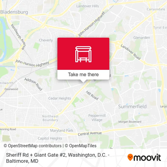 Sheriff Rd + Giant Gate #2 map