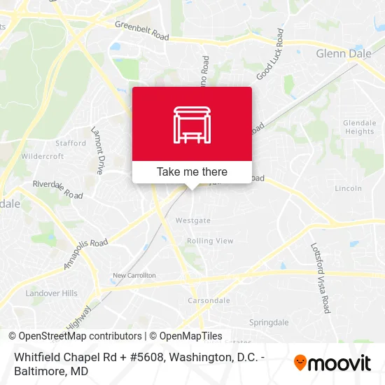 Whitfield Chapel Rd + #5608 map