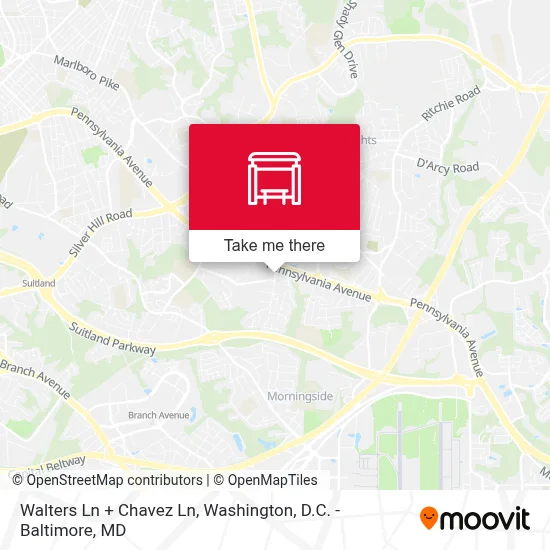 Walters Ln + Chavez Ln map