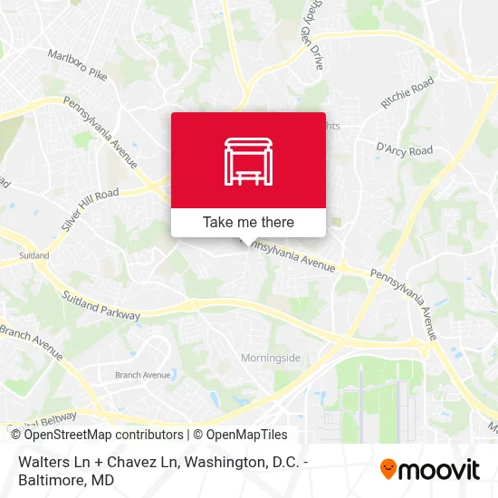 Walters Ln + Chavez Ln map